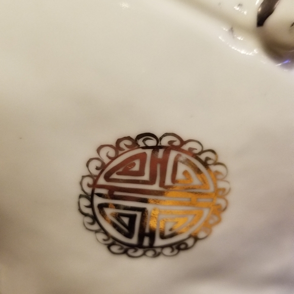 10" Vintage Japanese Kutami Porcelain Hotei Buddha & Children - Picture 14 of 16